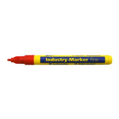 Industri marker 1-2 mm RØD rund spids (model 0914)